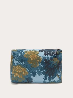 Bolso clutch con estampado Inoui Editions azul