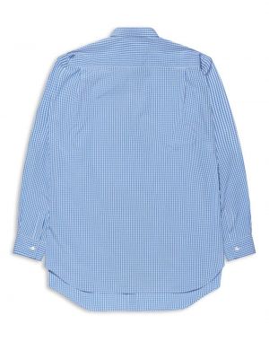 Bavlněná košile s výšivkou Comme Des Garçons Shirt modrá