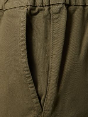 Bavlnené rovné nohavice Anine Bing zelená