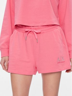 Sportske kratke hlače Armani Exchange ružičasta