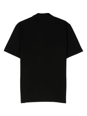 Kokvilnas polo krekls ar izšuvumiem Brioni melns