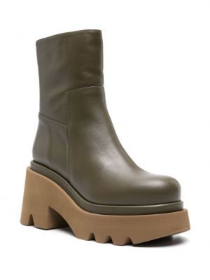 Leder ankle boots Paloma Barcelo grün