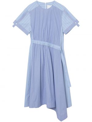 Ασύμμετρη ριγέ μίντι φόρεμα 3.1 Phillip Lim μπλε