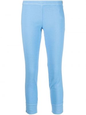 Панталон slim 120% Lino синьо