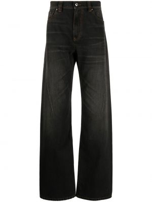 Straight leg jeans ricamati Y/project nero