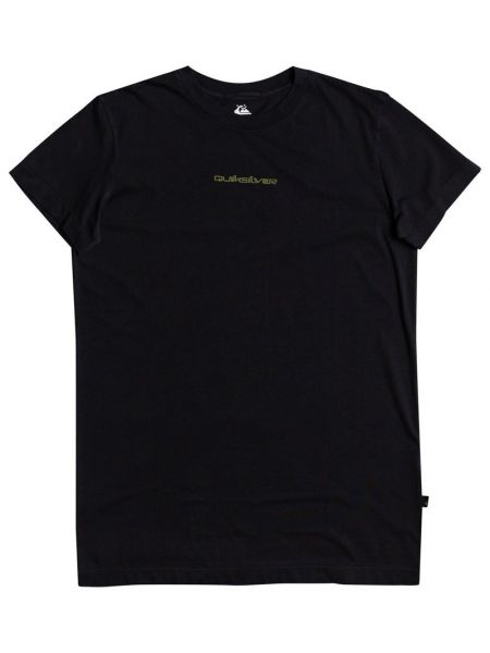 Koszulka z nadrukiem Quiksilver czarna