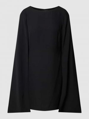 Sukienka mini z dekoltem w łódkę Lauren Ralph Lauren czarna