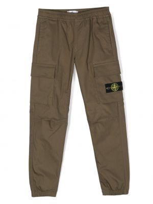 Cargo-housut tytöille Stone Island Junior vihreä