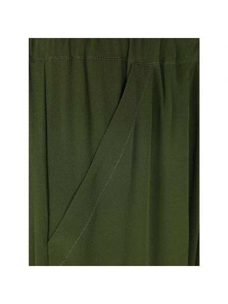 Pantalones rectos Semicouture verde
