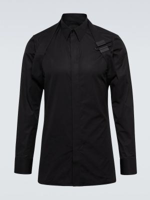 Bombažna srajca Givenchy črna