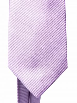 Corbata a rayas Lanvin violeta