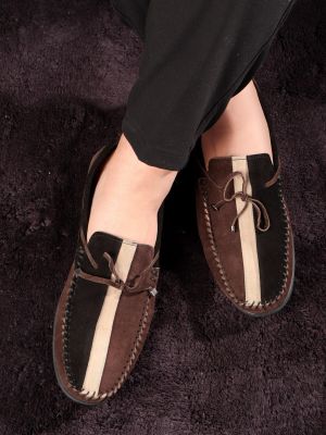 Kožené semišové loafers Ducavelli