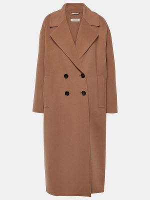 Шерстяное пальто 's Max Mara коричневое