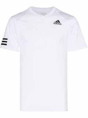 Stripete t-skjorte Adidas Tennis hvit