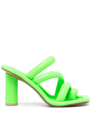 Kožené sandále Ambush zelená