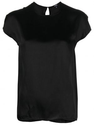 Сатенена блуза Aspesi черно