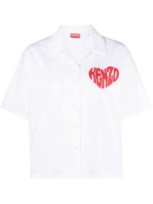 Raštuota marškiniai su širdelėmis Kenzo