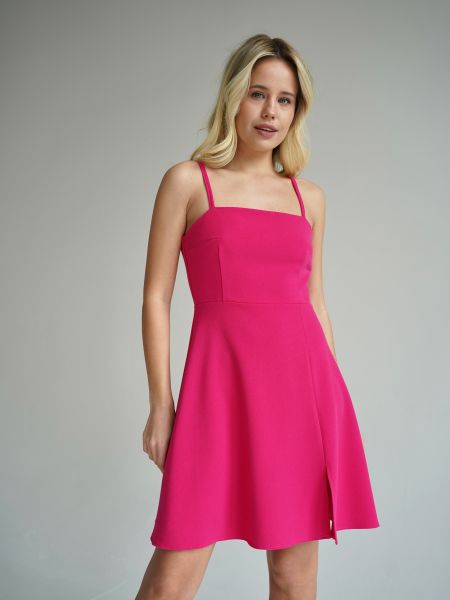 Сукня міні ромашка рожева