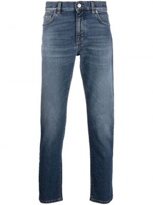 Smal skinny fit-jeans Zegna blå