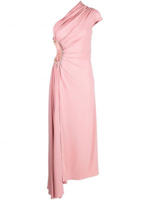 Abendkleid mit drapierungen Elie Saab pink