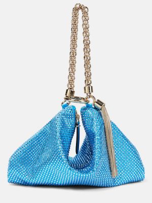 Křišťálová taška Jimmy Choo modrá