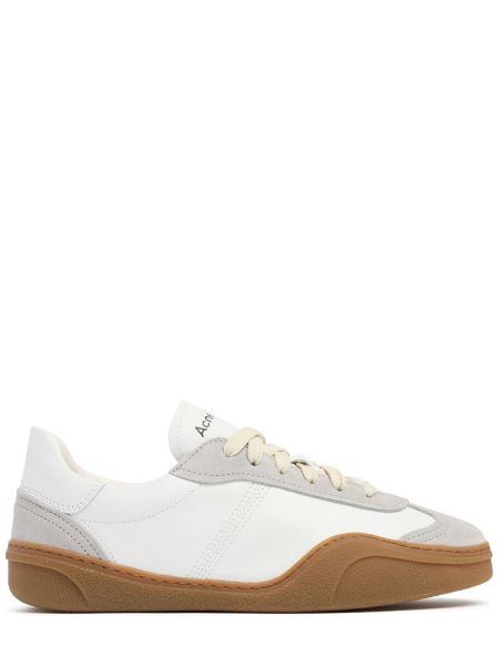 Deri sneaker Acne Studios beyaz