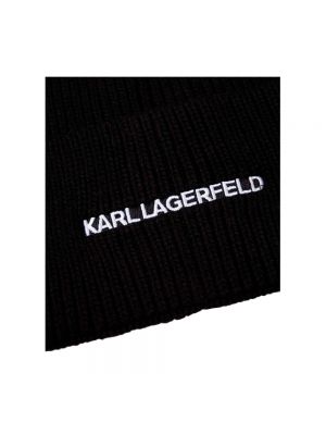 Czapka Karl Lagerfeld czarna