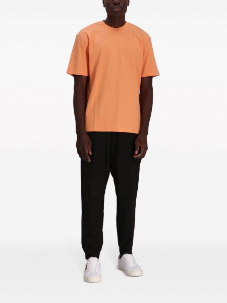 T-shirt en coton à imprimé Hugo orange
