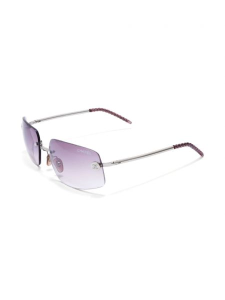 Sonnenbrille Chanel Pre-owned silber