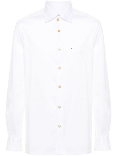 Košulja od jersey Kiton bijela