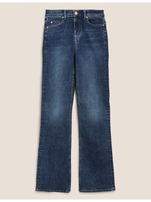 Zvonové džíny Marks & Spencer modré