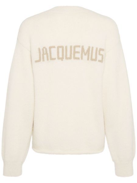 Tröja i alpacka Jacquemus beige