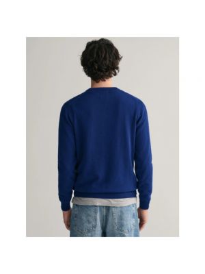 Jersey de lana de tela jersey Gant azul