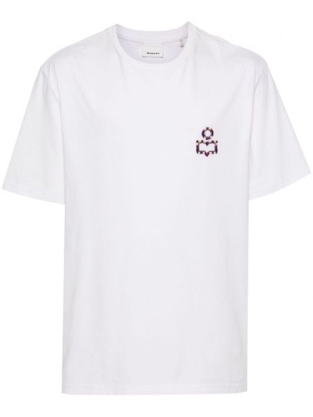 Koszulka bawełniana Marant biała