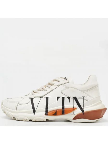 Calzado de cuero retro Valentino Vintage beige