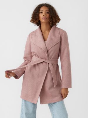 Kabát Vero Moda rózsaszín
