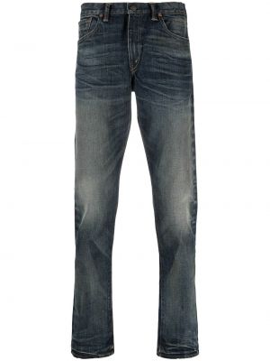 Slank stretch jeans Ralph Lauren Rrl blå