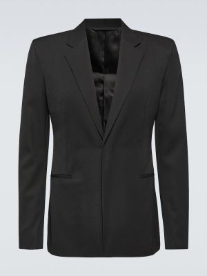 Volneni blazer Givenchy črna