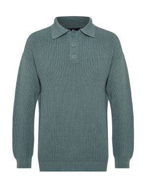 Oversize džemperis Trendyol zils