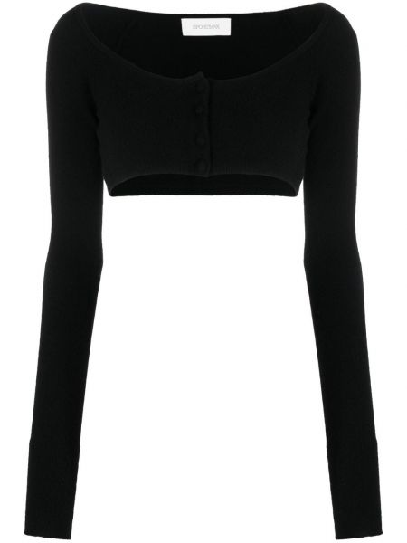 Kort sweater Sportmax sort