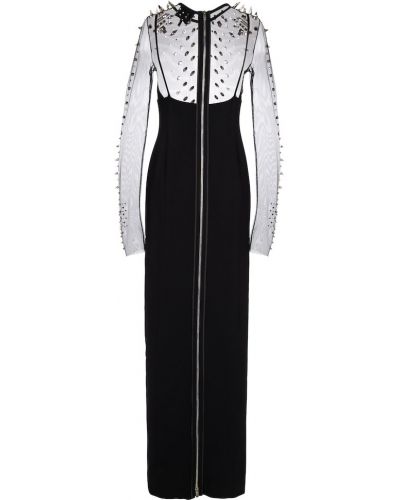 Robe longue à imprimé Givenchy noir
