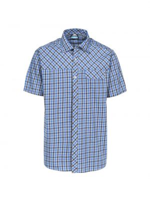 Повседневная рубашка с коротким рукавом Trespass синяя