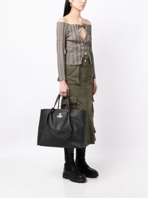 Shopper handtasche Vivienne Westwood schwarz