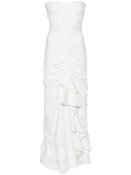 Коктейлна рокля Maygel Coronel бяло