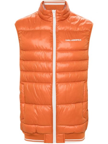 Quiltet vest Karl Lagerfeld orange