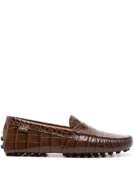 Læder loafers Tod's brun