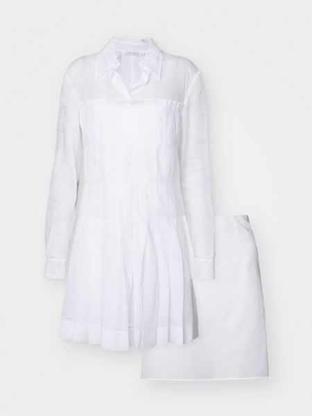 Sukienka koszulowa Alberta Ferretti biała