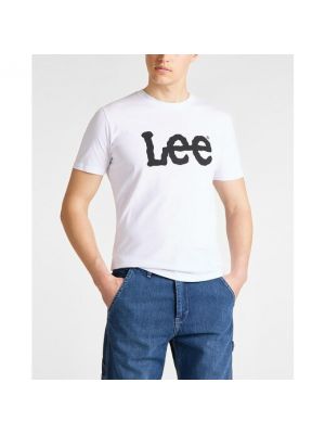 Camiseta manga corta Lee blanco