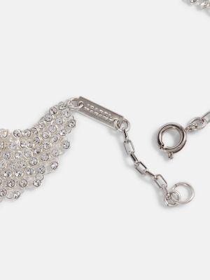 Ogrlica s kristalima Isabel Marant srebrena