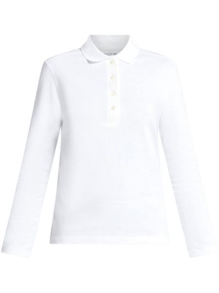 Poloshirt i bomuld Lacoste hvid